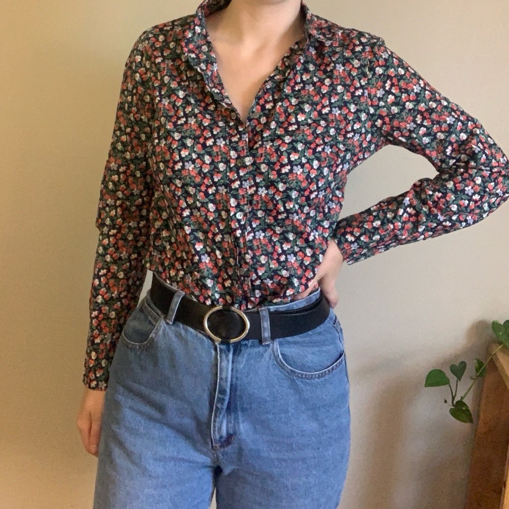 Floral Button Down